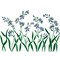Camas Flower Wall Stencil | 1757 by Designer Stencils | Floral Stencils | Reusable Art Craft Stencils for Painting on Walls, Canvas, Wood | Reusable Plastic Paint Stencil for Home Makeover | Easy to Use & Clean Art Stencil
